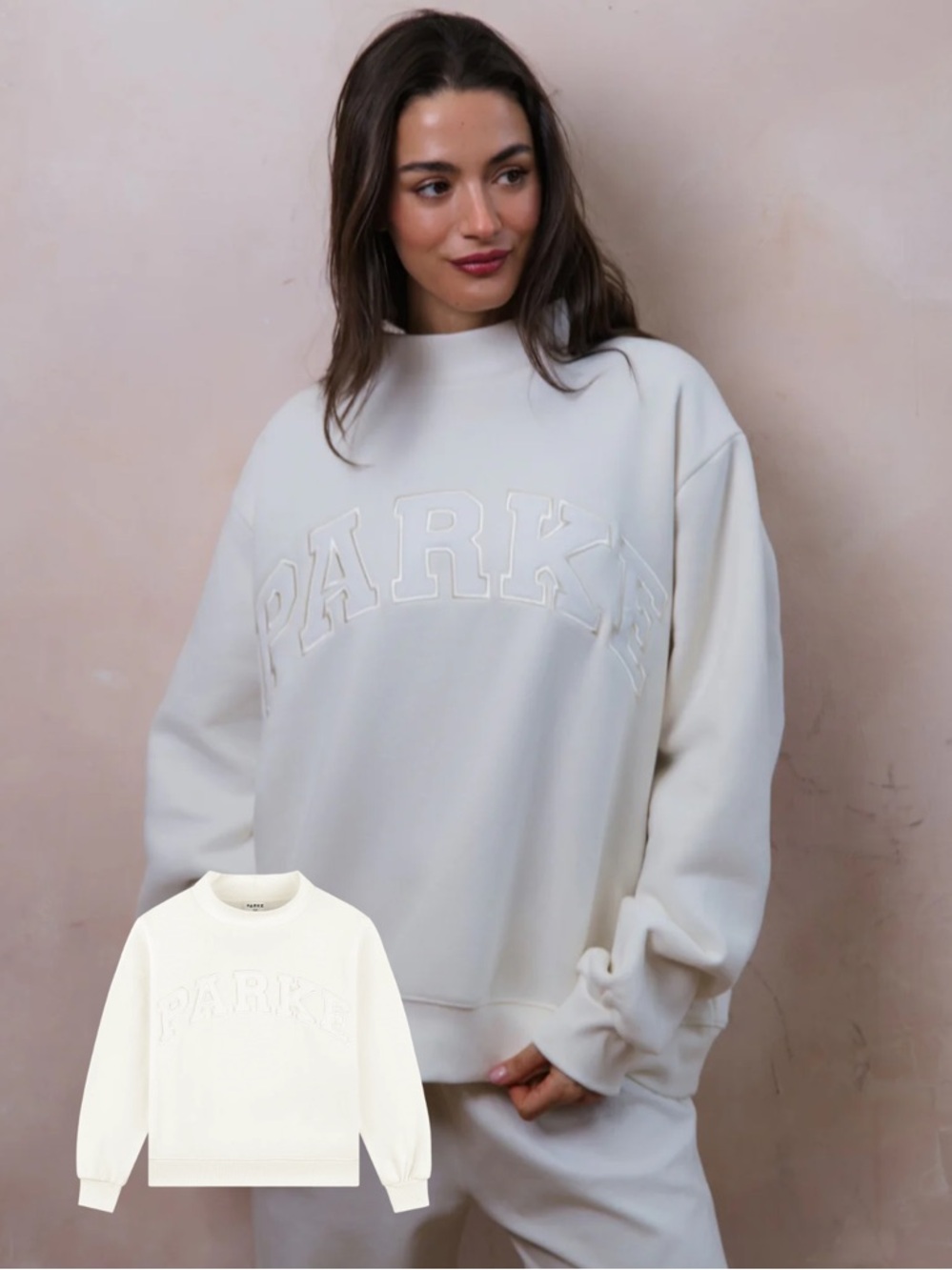 PARKE Bridal Collection Mockneck in Pearl- Size L/XL SOLD OUT